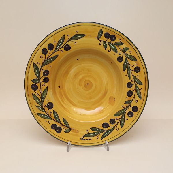 SET OF SOUP-PASTA PLATES OF CM.27 DIAMETER